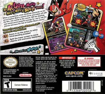 Viewtiful Joe - Double Trouble! (USA) box cover back